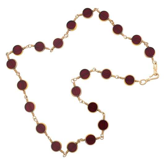 Vintage 1930  Glass Necklace