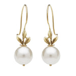 3 leaf Akoya Pearl Earring