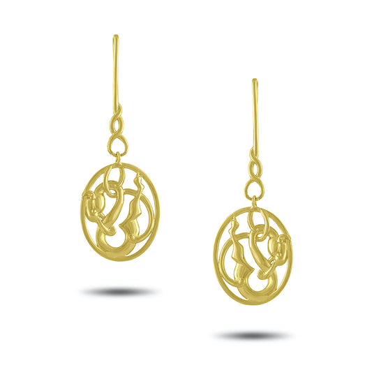 Long Bird-Dog Earring