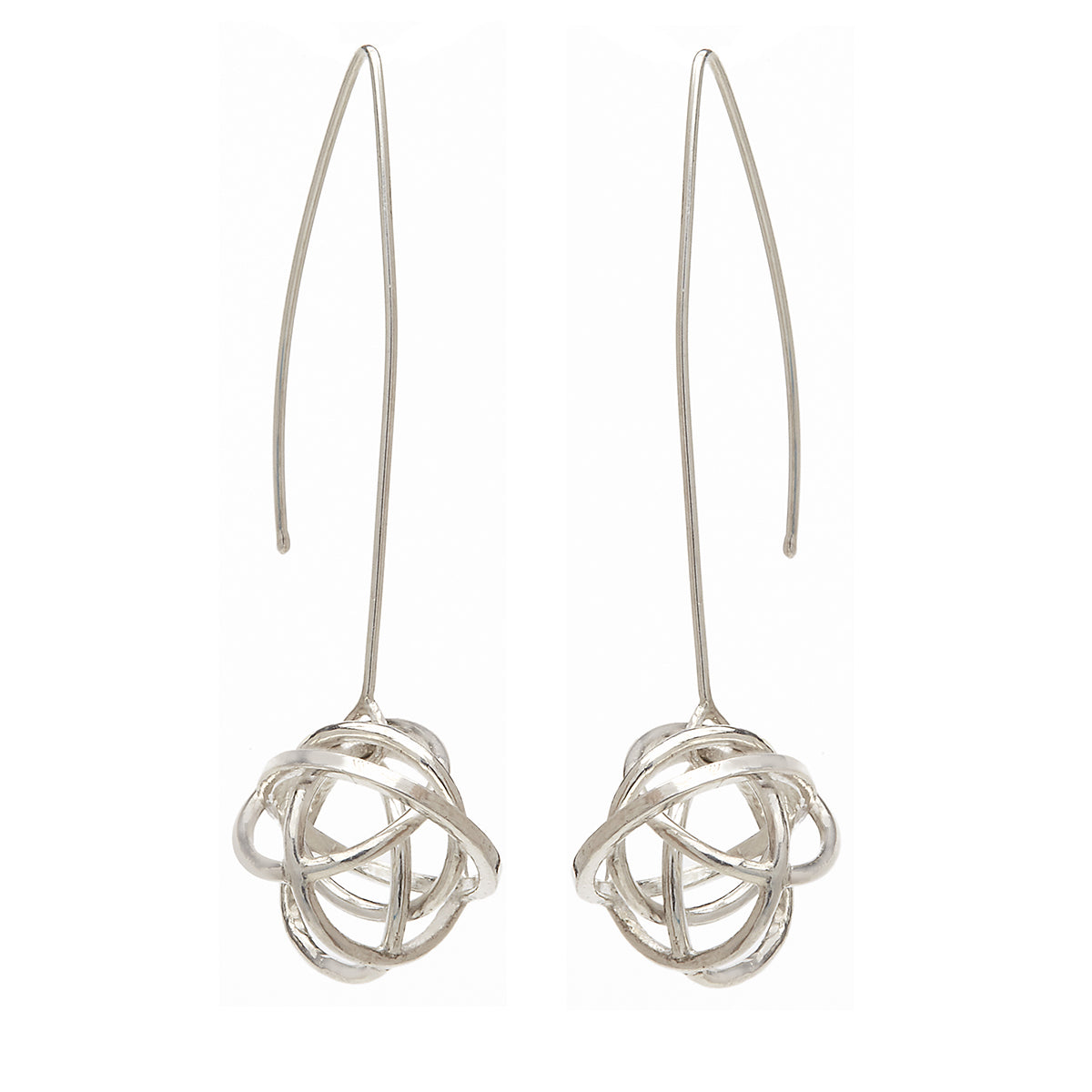 Long Drop Sphere Earring