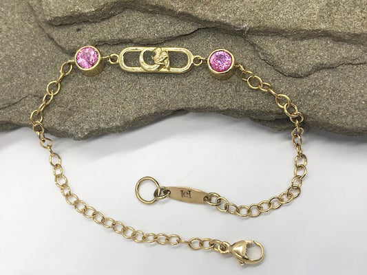 Tumbling Dog Sapphire Bracelet