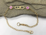Tumbling Dog Sapphire Bracelet