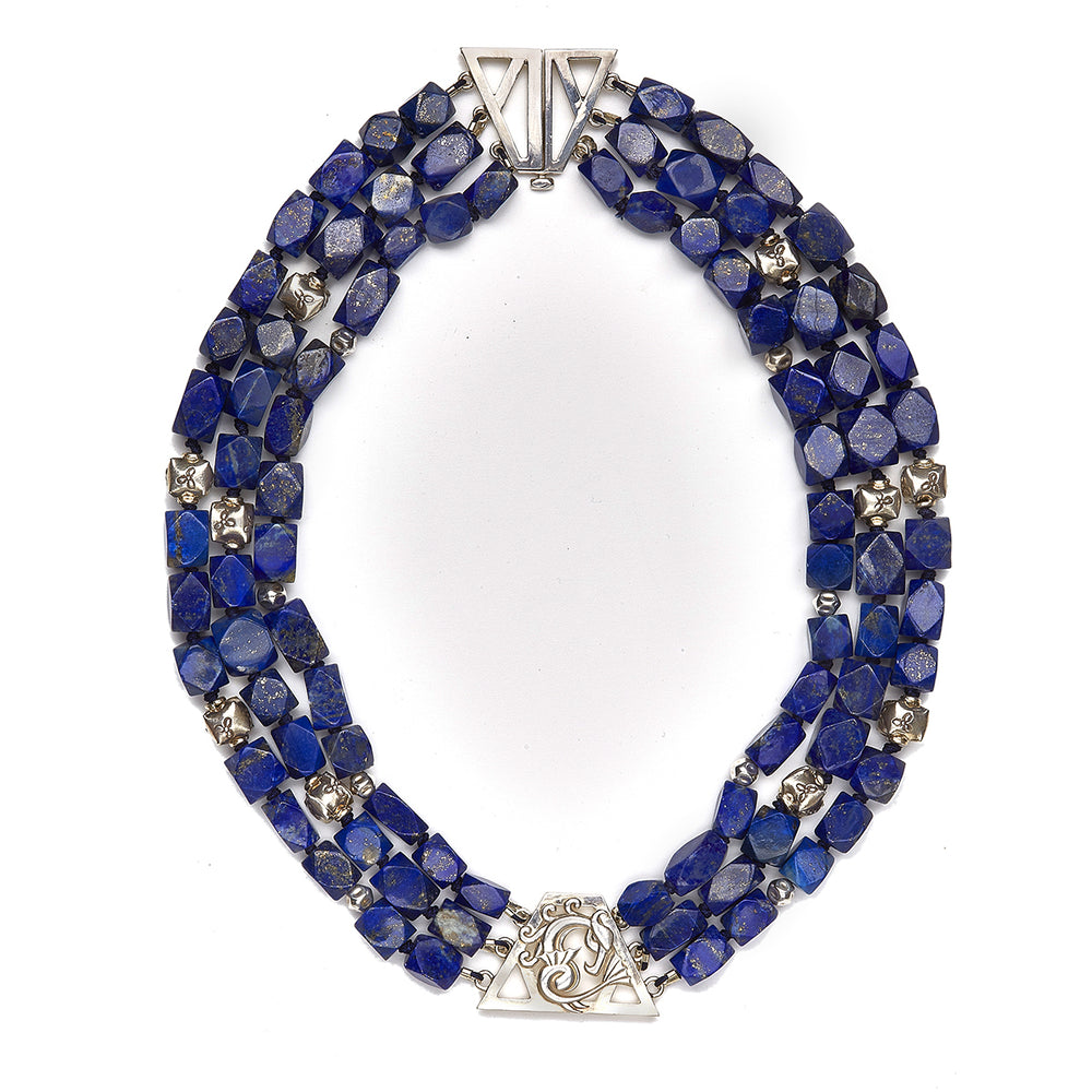 Silver Lapis Necklace