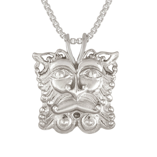 Silver Mask Pendant